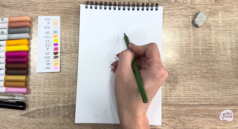 Рисуем Супербро из «Доктор Динозавров»