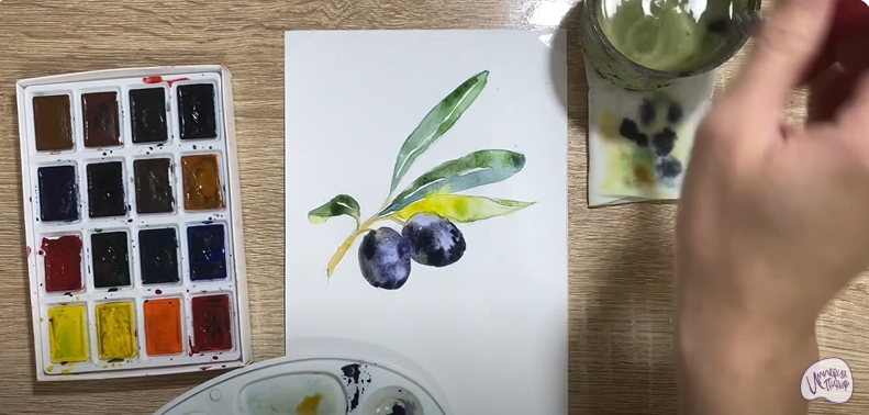 Рисуем Маслины