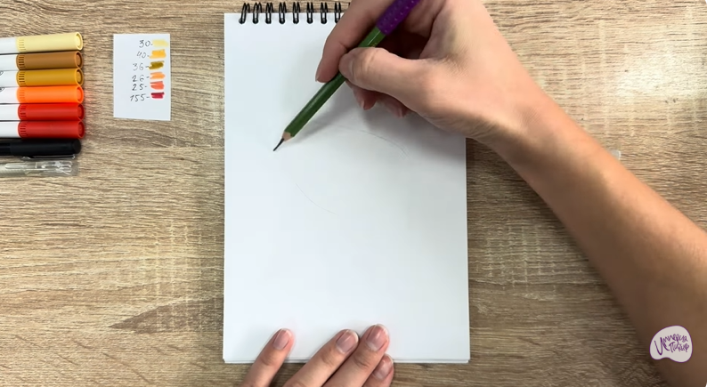 Рисуем Бутерброд с красной икрой