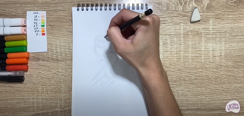 Рисуем Лия из "Команда Флоры"