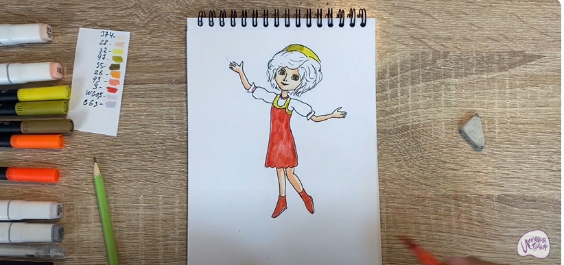 Рисуем Варя из "Царевны"