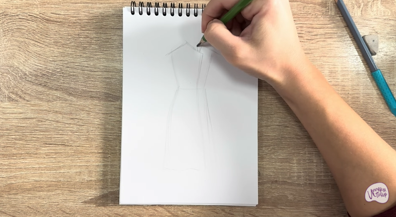 Рисуем Кафтан