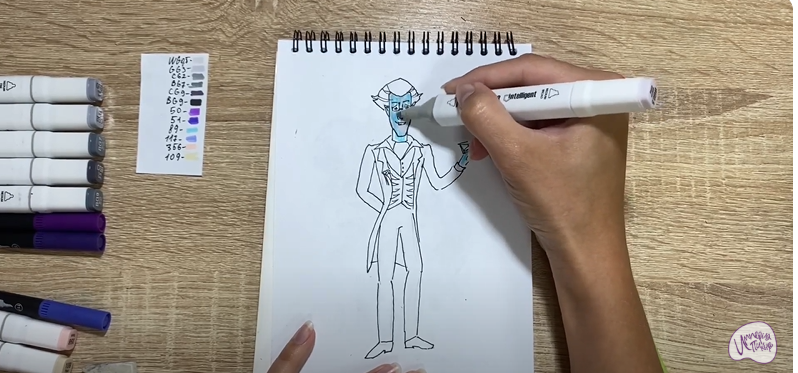 Рисуем Кощей Кощеевич из "Царевны"