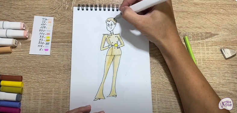 Рисуем Эрика Ван Хельсинг из "Монстры на каникулах"