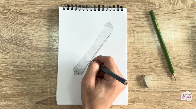 Рисуем Коклюшки для завивки