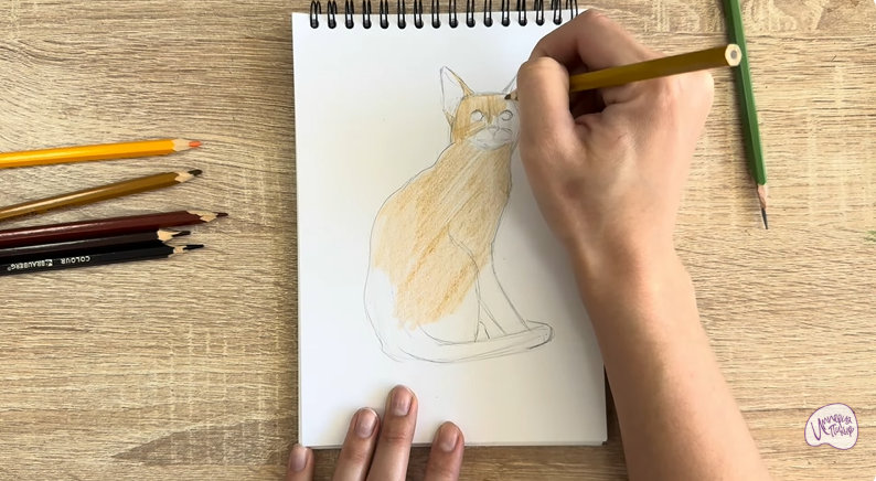 Рисуем Кошка Тойгер