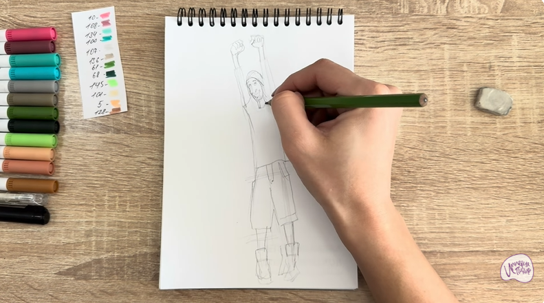 Рисуем Фред из "Город героев"