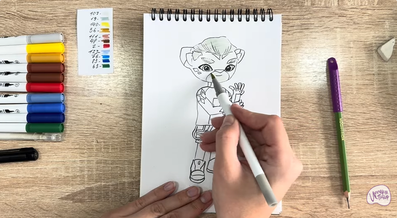 Рисуем Стар Нави из "Джи-Джи Бонд"