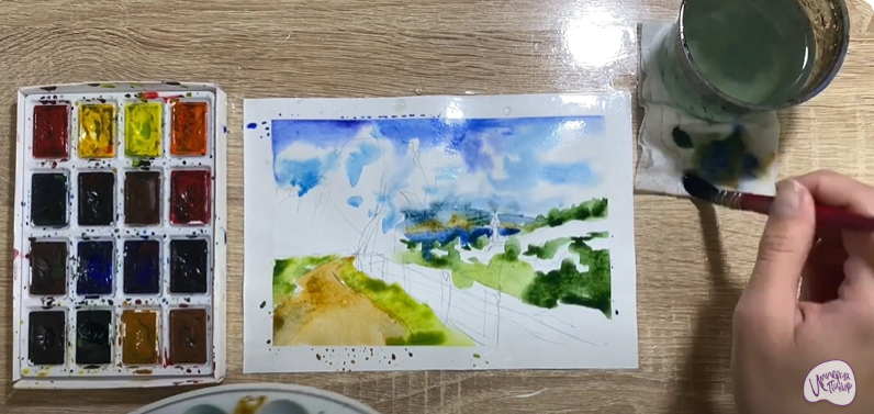 Рисуем Плёс