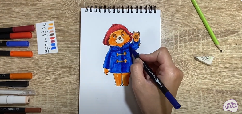 Рисуем Паддингтон