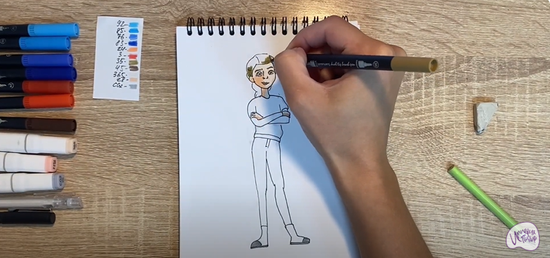Рисуем Кристина из мультфильма "Финник"