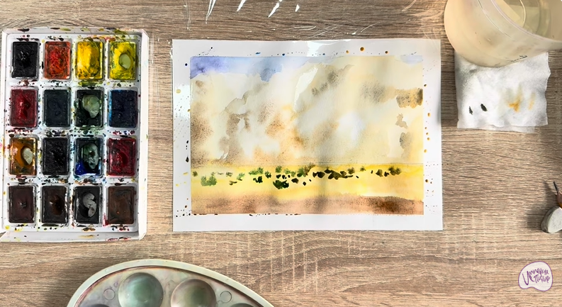 Рисуем Песчаная буря