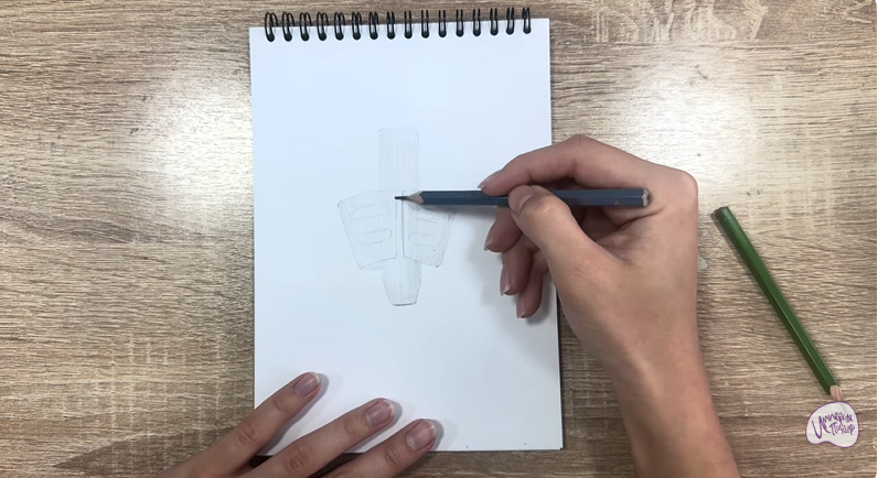 Рисуем Держатель для ручки