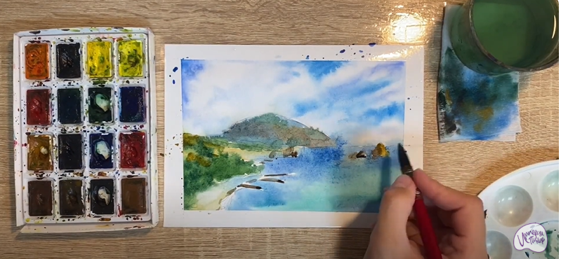 Рисуем Гурзуф