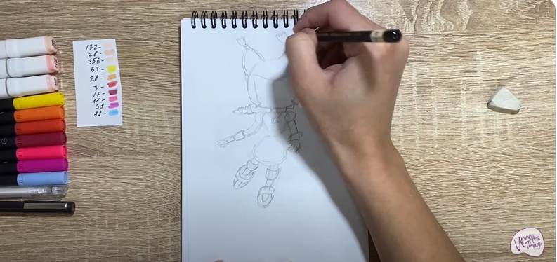 Рисуем Глория из "Геройчики"