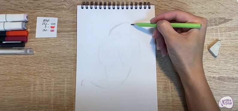 Рисуем Арчи из "Царевны"