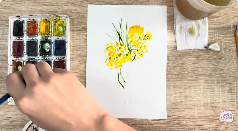 Рисуем Бессмертник