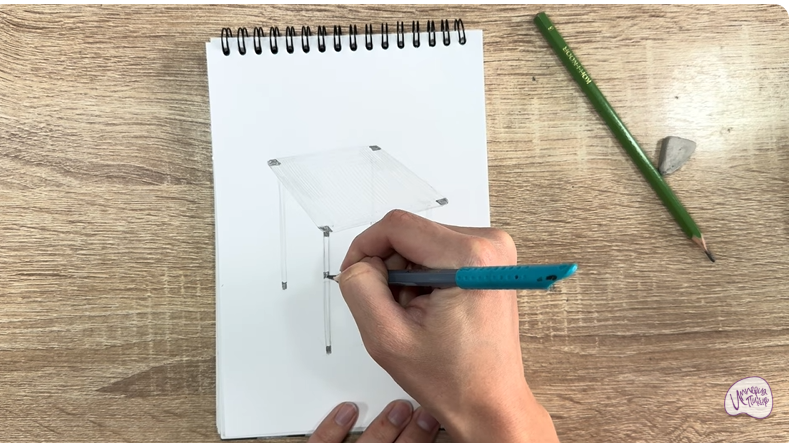 Рисуем Походный стол