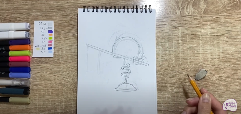 Рисуем Адъютант Мелкотрон из "Геройчики"