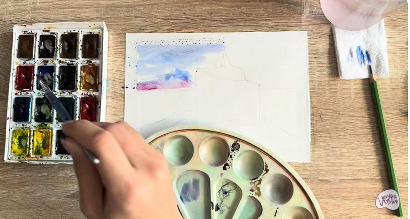 Рисуем Чобан-Кале