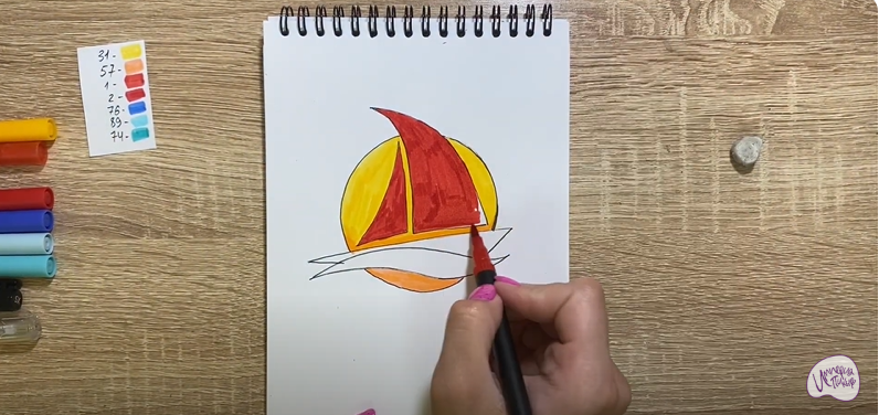 Рисуем Алые паруса