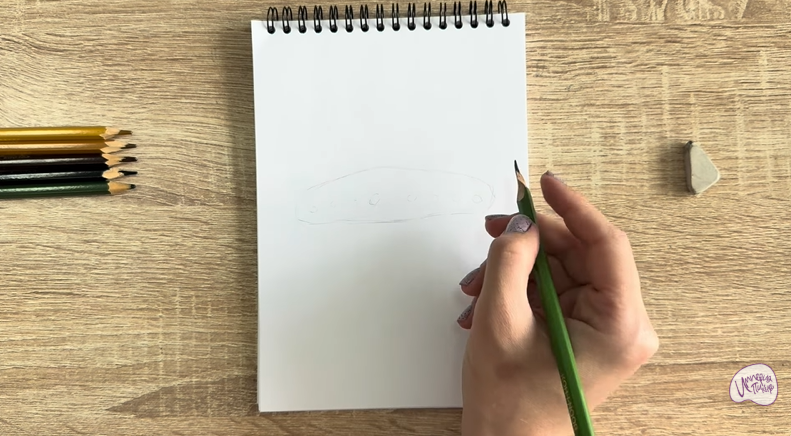 Рисуем Голотурия