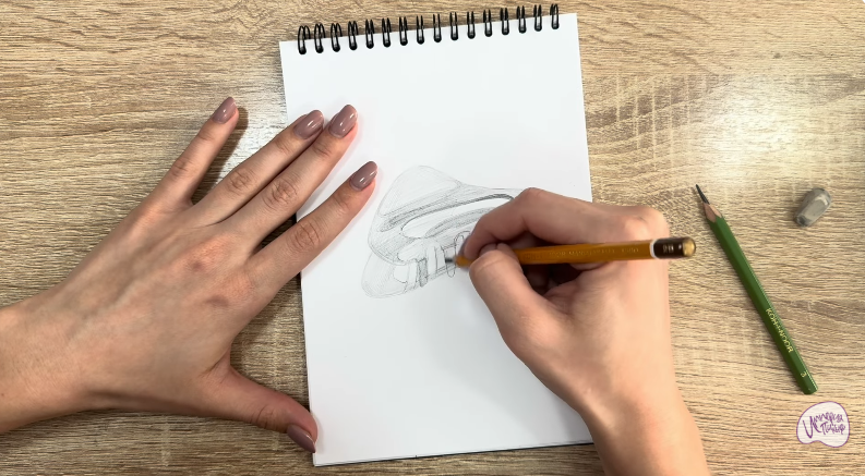 Рисуем Заколка-краб