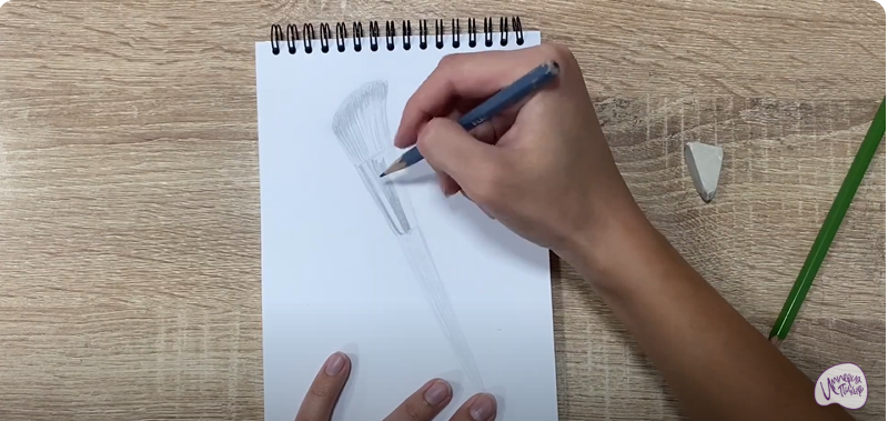 Рисуем Кисть для румян