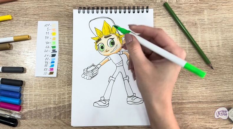 Рисуем Тимми из "Живой гараж"