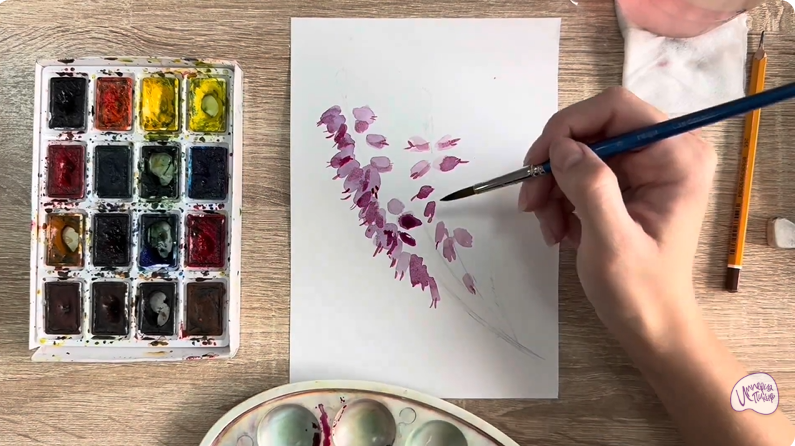 Рисуем Вереск