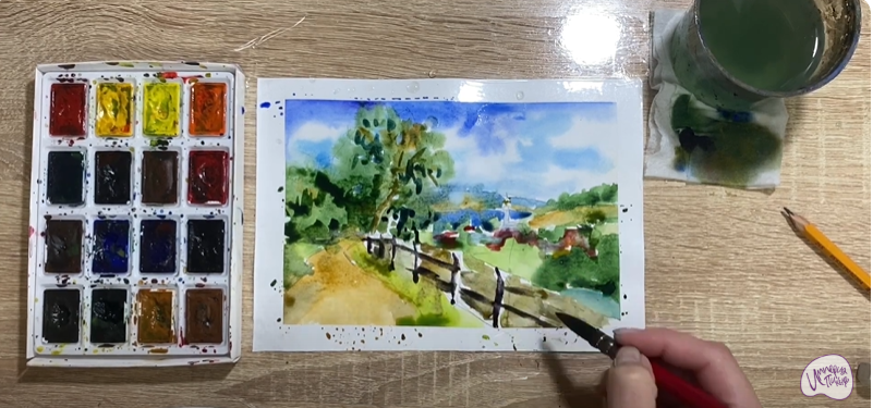 Рисуем Плёс