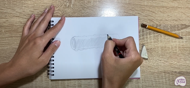 Рисуем Ролик массажный