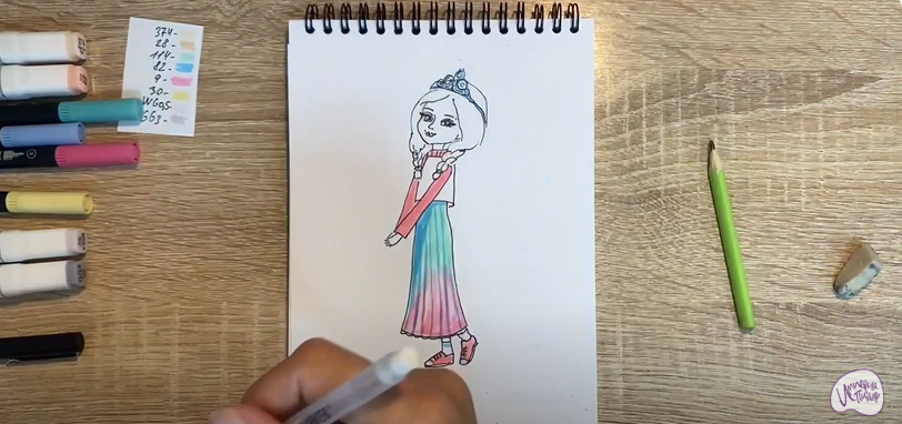Рисуем Алёнка из "Царевны"