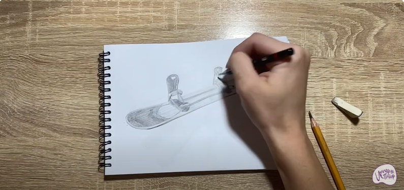 Рисуем Сноуборд