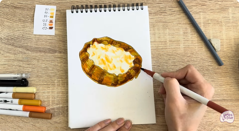 Рисуем Карельская калитка