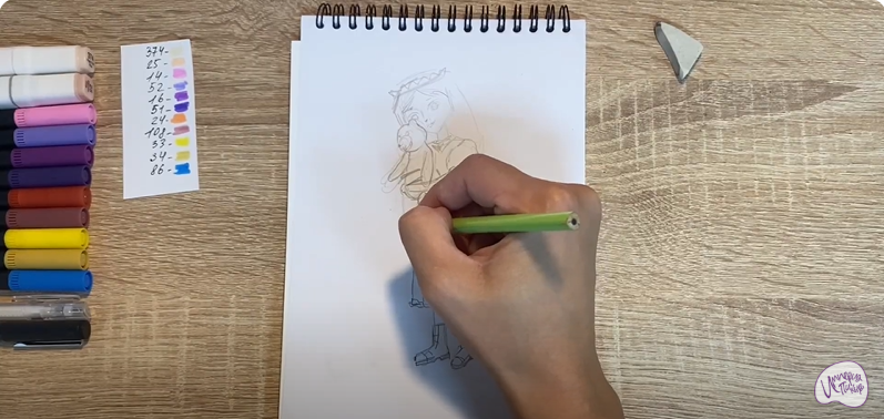 Рисуем Соня из "Царевны"