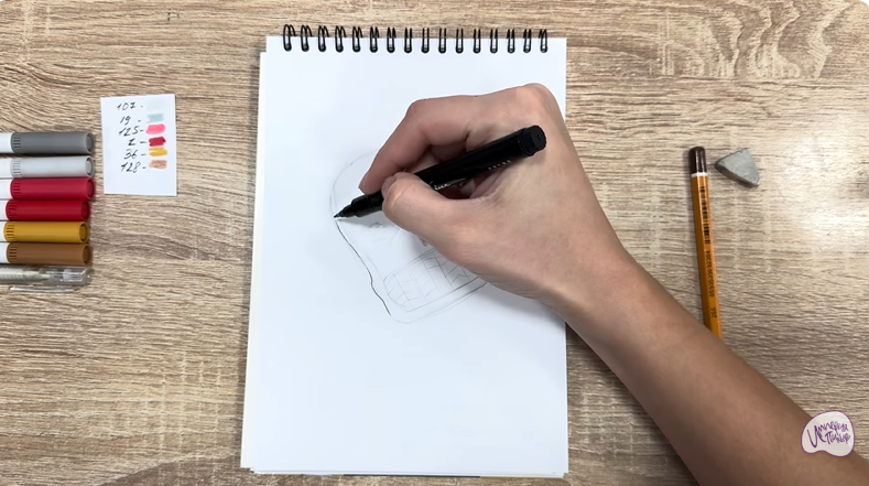 Рисуем Имбирный пряник