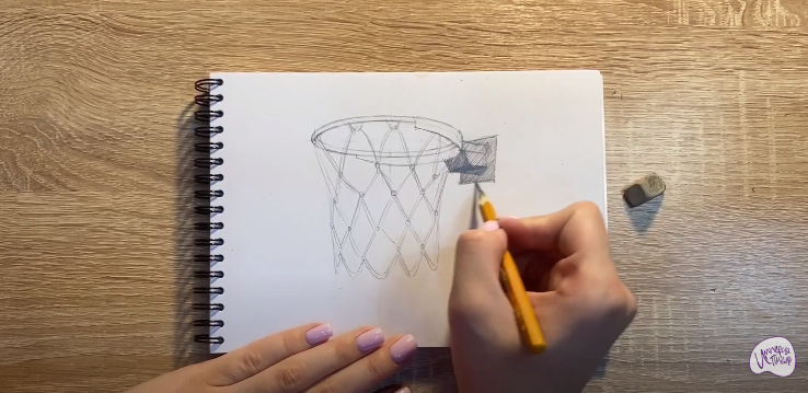 Рисуем Баскетбольное кольцо
