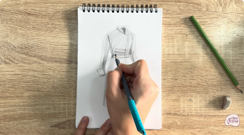 Рисуем Кафтан