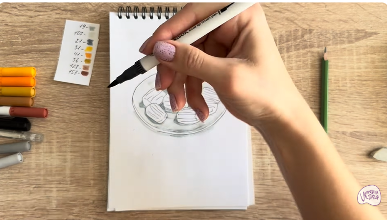 Рисуем Десерт "Тулумба"