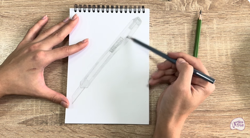 Рисуем Канцелярский нож