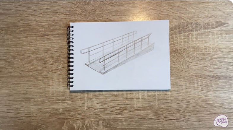 Рисуем Бетонный пандус