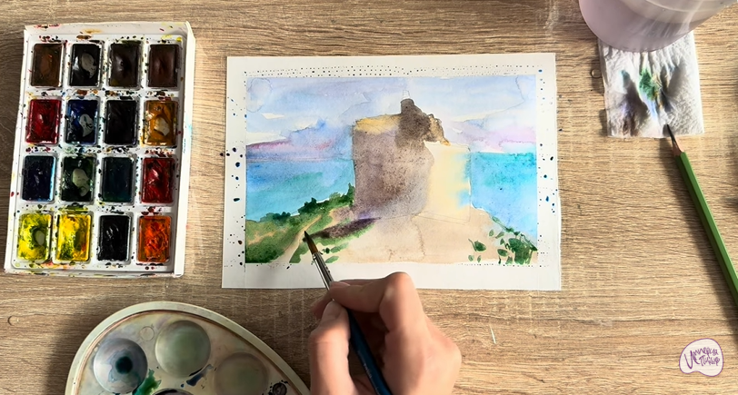 Рисуем Чобан-Кале