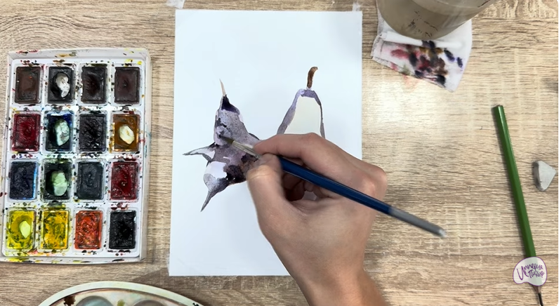 Рисуем Водяной орех