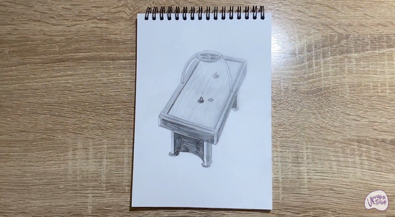 Рисуем Стол для аэрохоккея