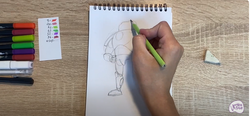Рисуем Супергерой из "Геройчики"