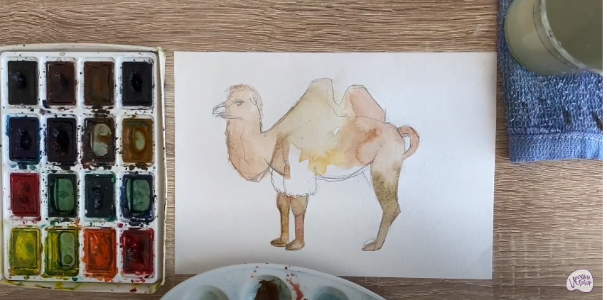 Рисуем Верблюд