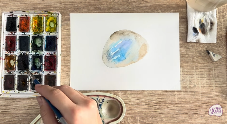 Рисуем Лунный камень