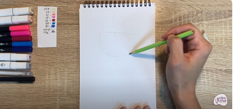 Рисуем Ози из "Финник"