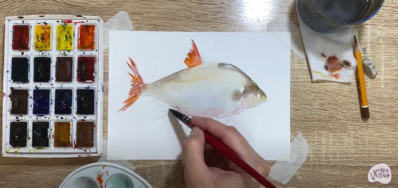 Рисуем Лещ